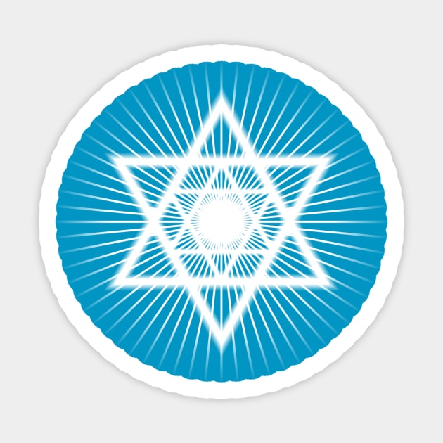 A Heart Like King David - Star of David Sticker by ShineYourLight